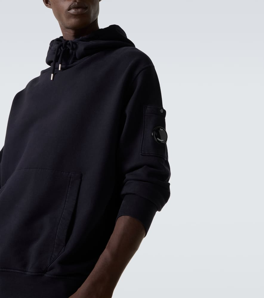 C.p. Company C. P. Company Cotton Jersey Hoodie In Black