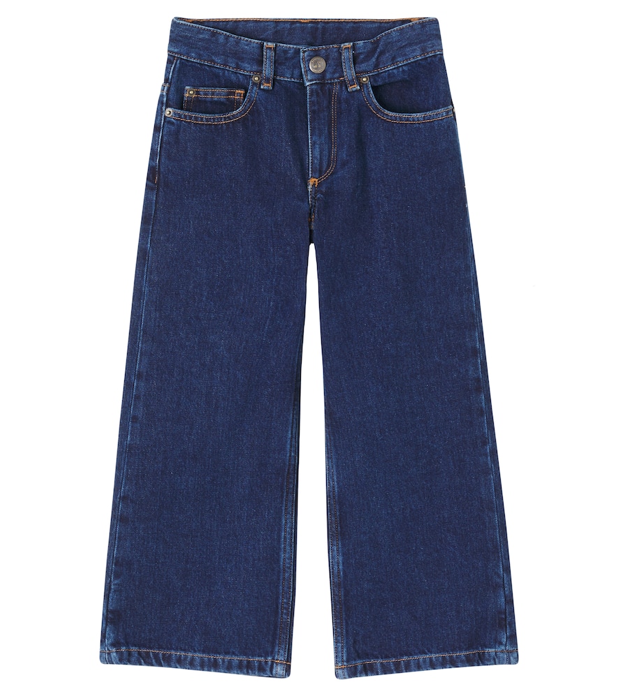 Bonpoint Jayjay Flared Jeans In Burgundy