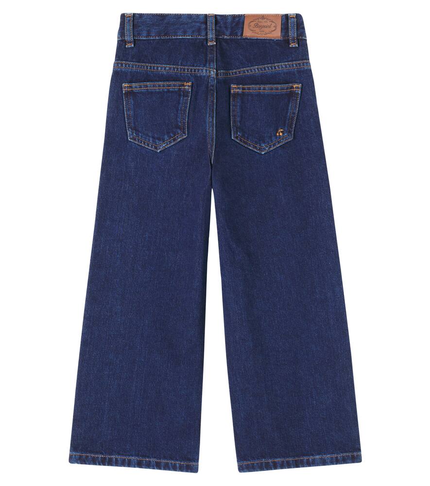 Bonpoint Jayjay Flared Jeans In Burgundy