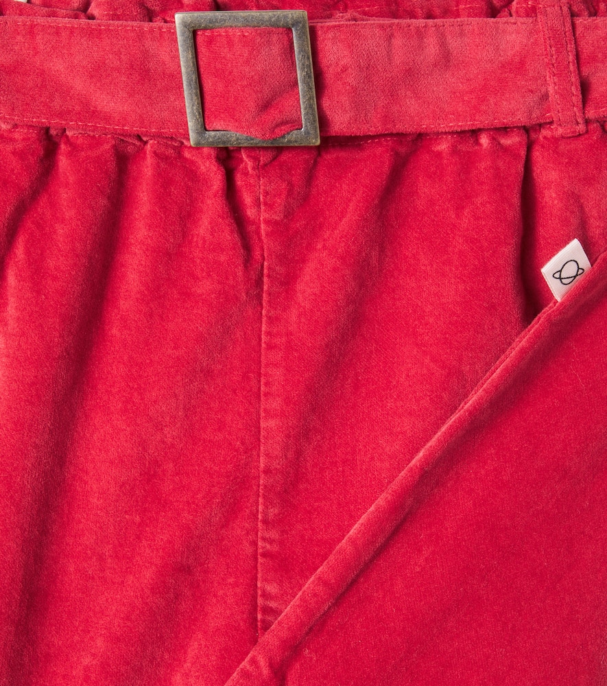 Cozmo Lima Cotton Corduroy Pants In Red