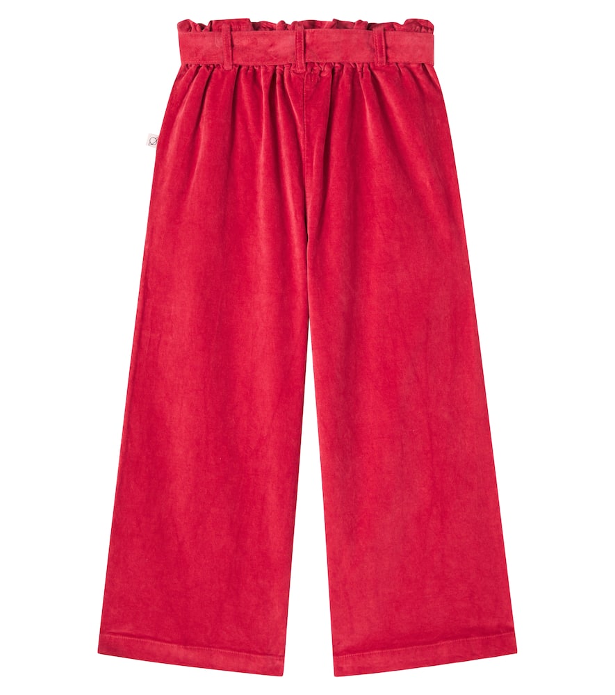 Cozmo Lima Cotton Corduroy Pants In Red