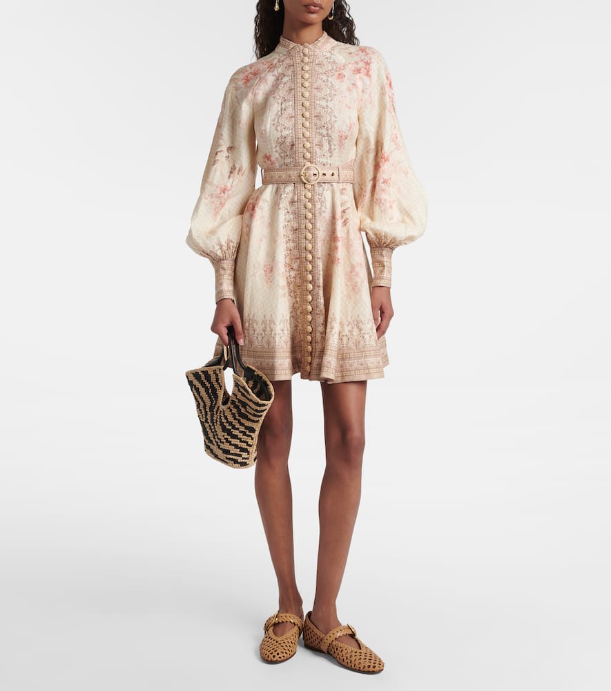 Zimmermann Helix Braided Leather Ballet Flats In Brown