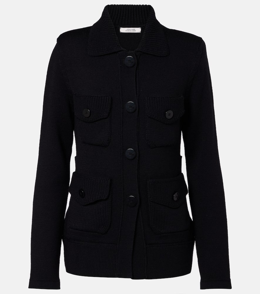 Dorothee Schumacher Power Attitude Virgin Wool Jacket In Black