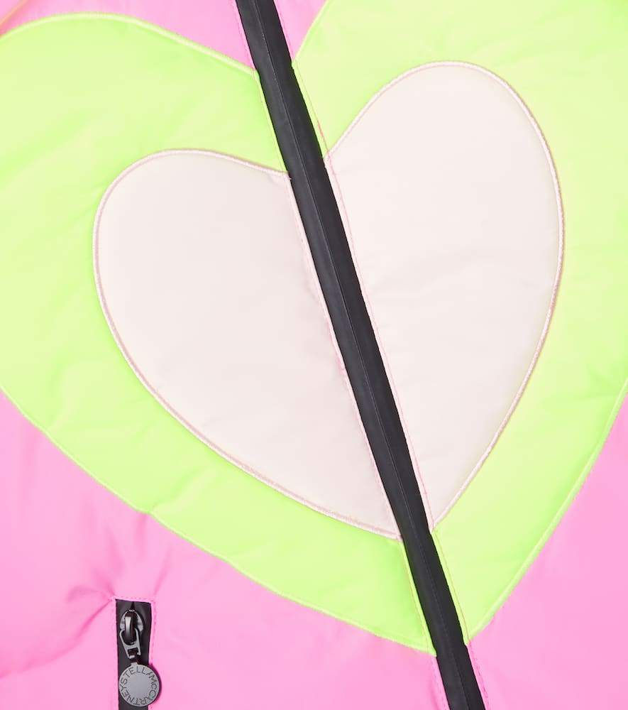 Stella Mccartney Printed Ski Jacket In Pink