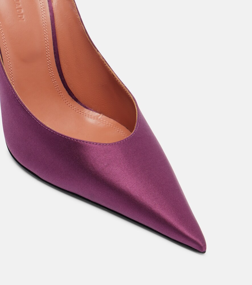  Amina Muaddi Amina Muaddi Pumps Anoke 105 Aus Satin 