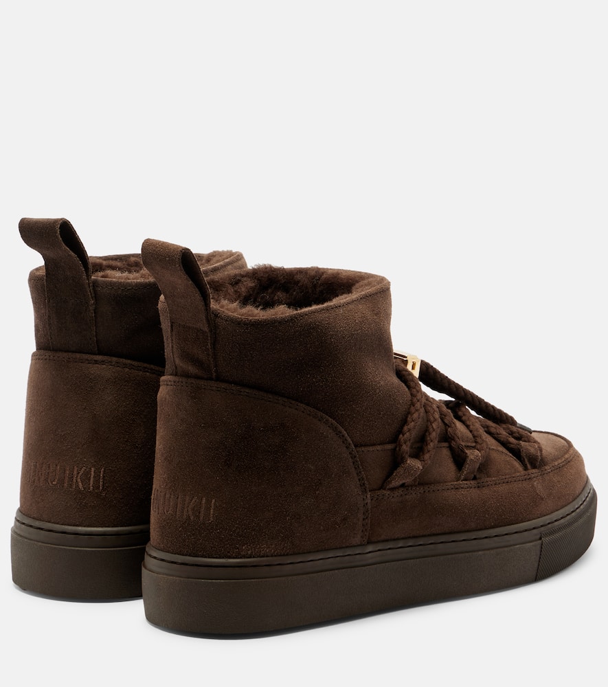 Inuikii Classic Low Suede Snow Boots In Brown