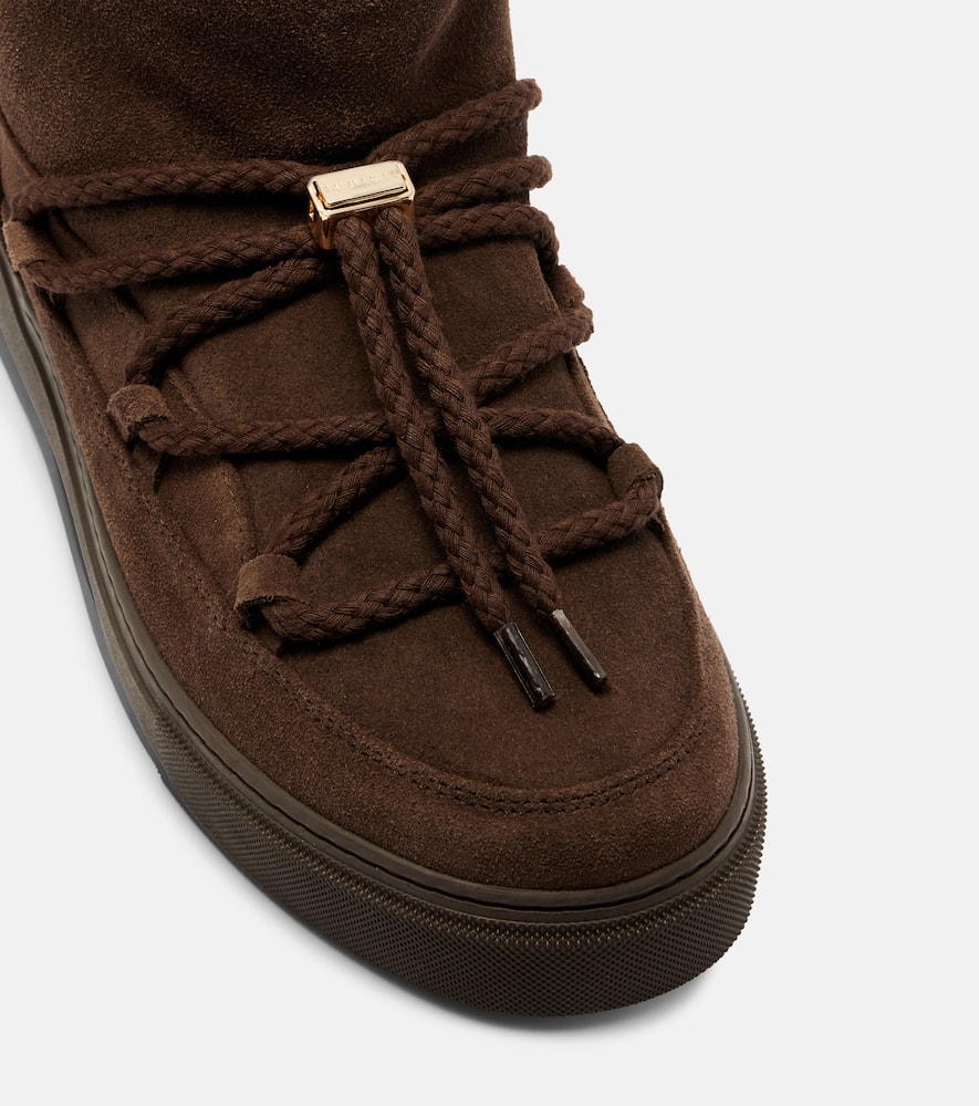 Inuikii Classic Low Suede Snow Boots In Brown