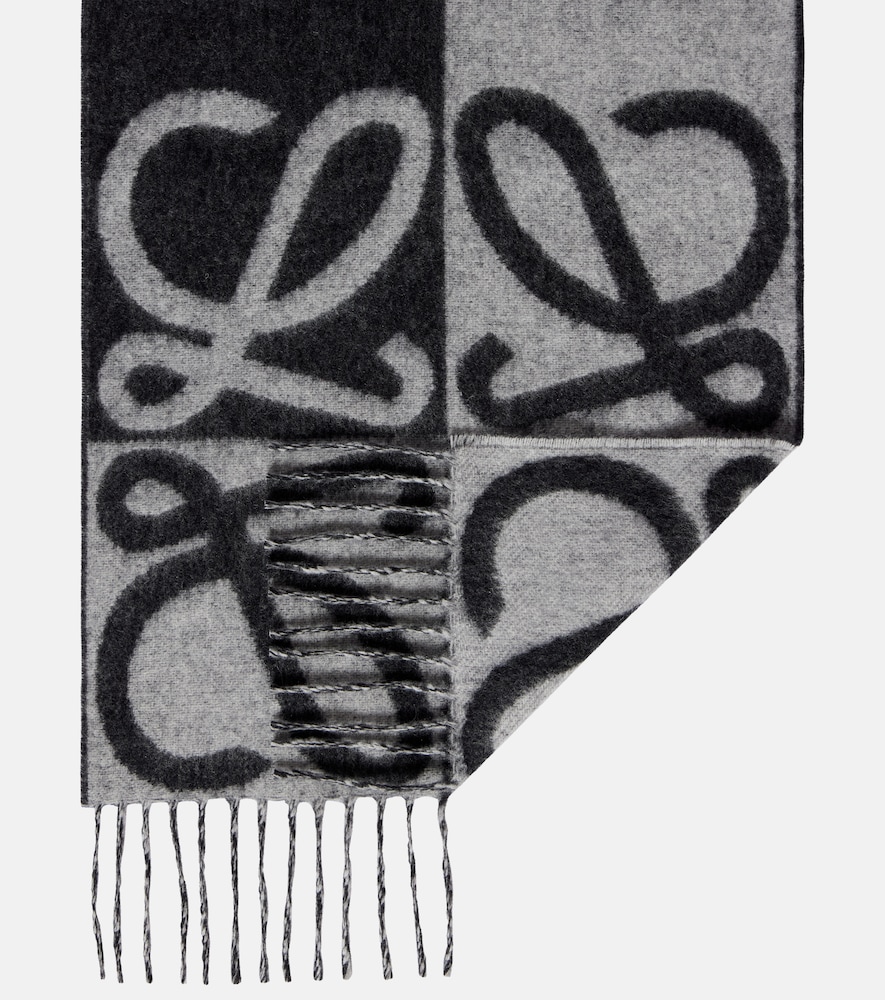  Loewe Loewe Anagram Wool And Cashmere Scarf 