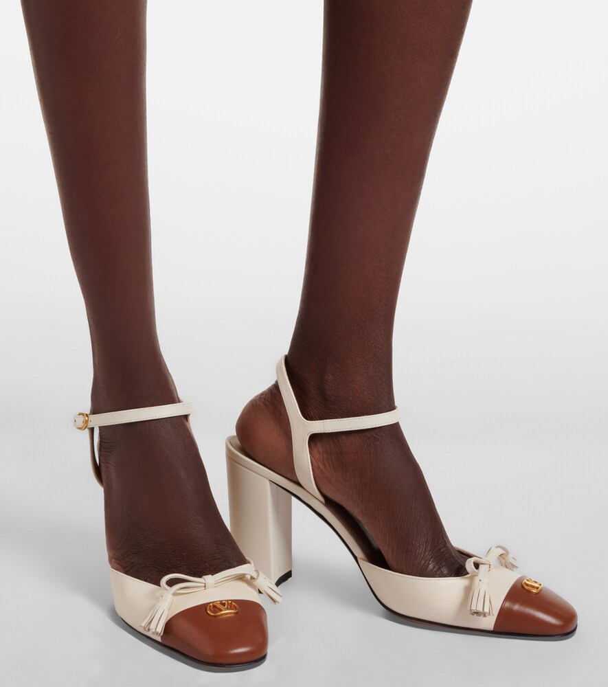 Valentino Garavani Valet Du Roi leather pumps