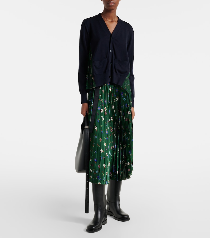  Sacai Sacai Cardigan Aus Baumwolle 