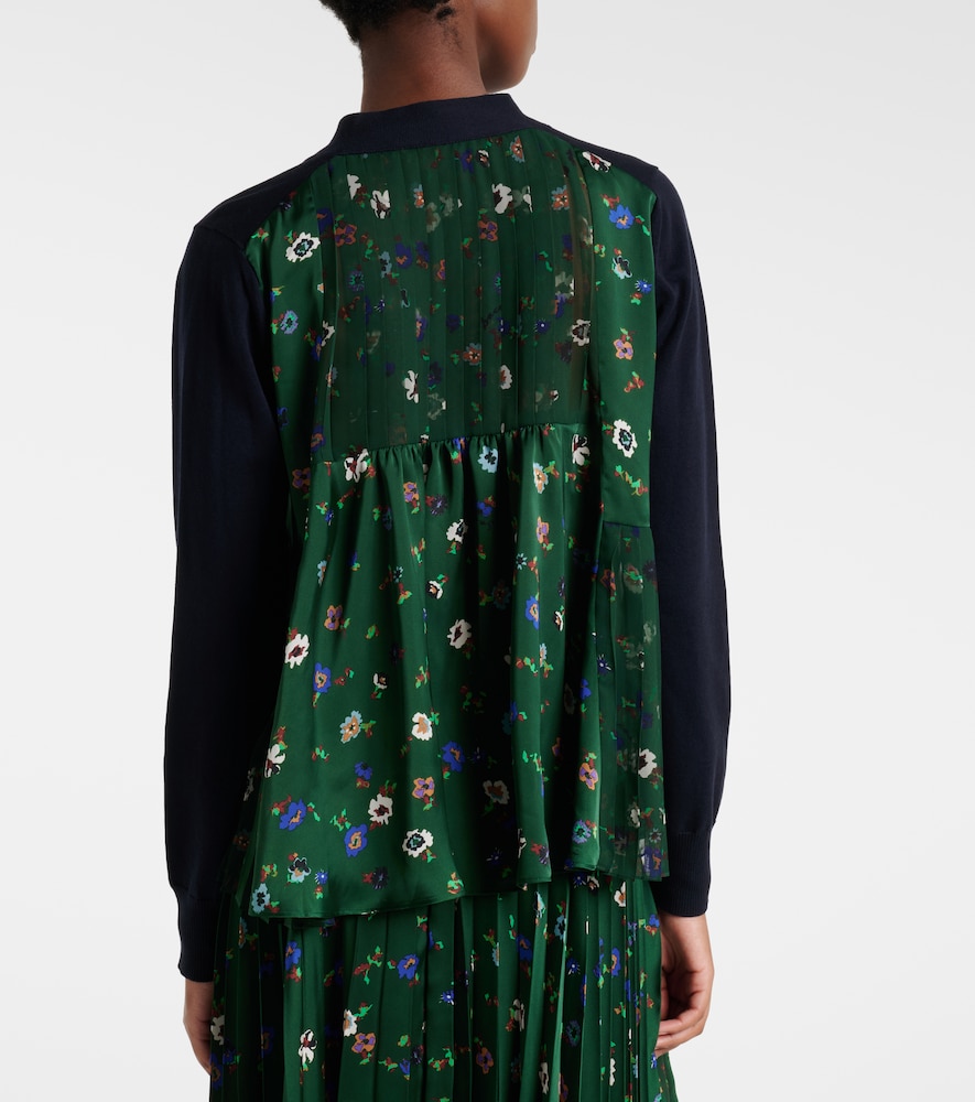  Sacai Sacai Cardigan Aus Baumwolle 