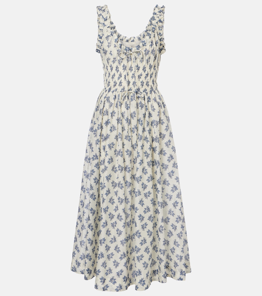 Doen Dôen Emmaretta floral cotton midi dress