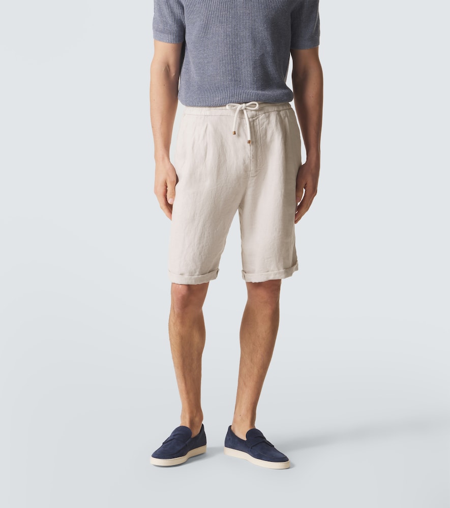  Brunello Cucinelli Brunello Cucinelli Bermuda-shorts Aus Leinen 