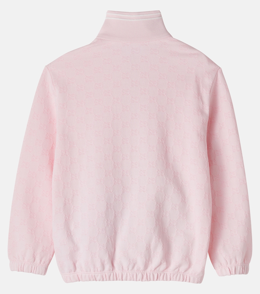  Gucci Kids Gucci Kids Trainingsjacke Gg Aus Baumwoll-piqué 