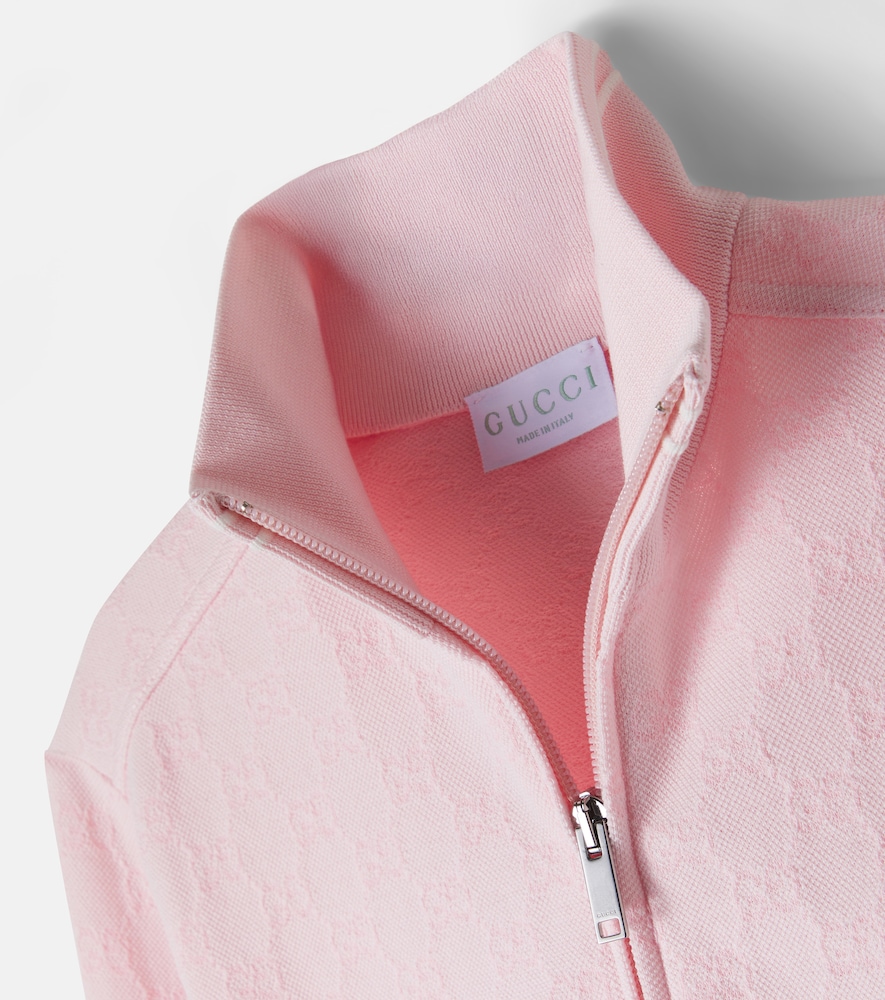  Gucci Kids Gucci Kids Trainingsjacke Gg Aus Baumwoll-piqué 
