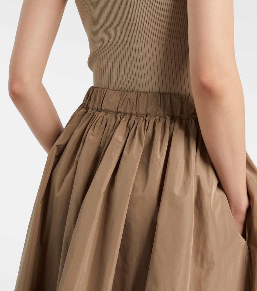  Max Mara Max Mara Lonza Taffeta Midi Skirt 