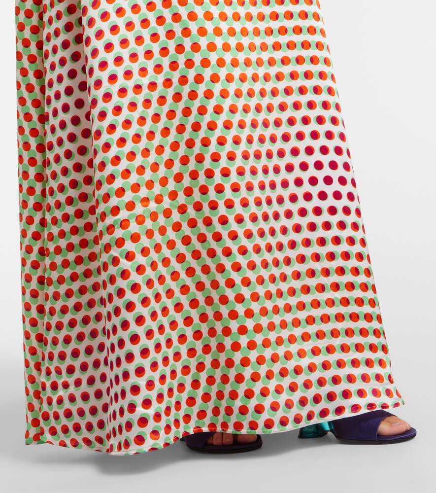 Dries Van Noten Dries Van Noten Polka-dot Silk Gown 