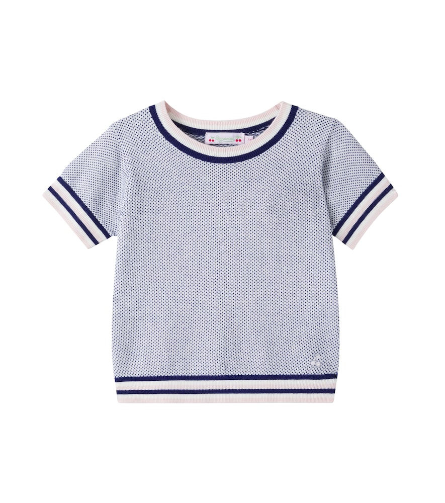 Bonpoint Limette Cotton and Cashmere Sweater