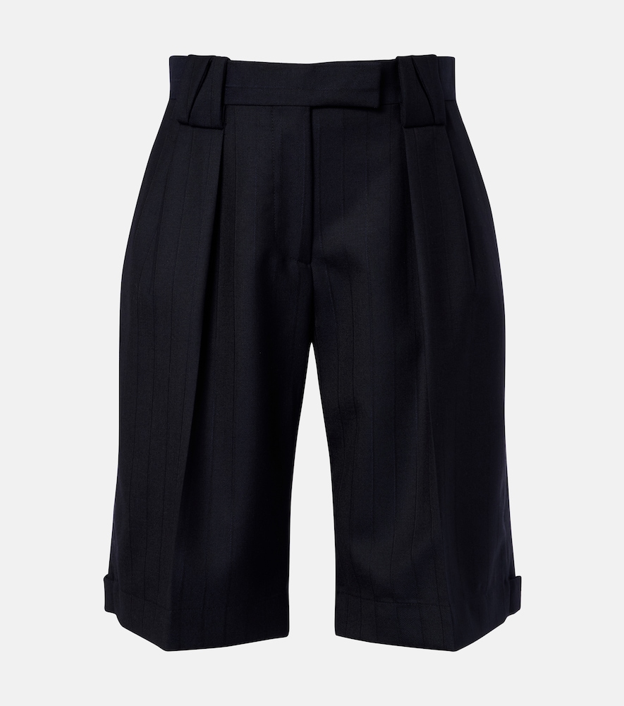 Shorts aus Schurwolle