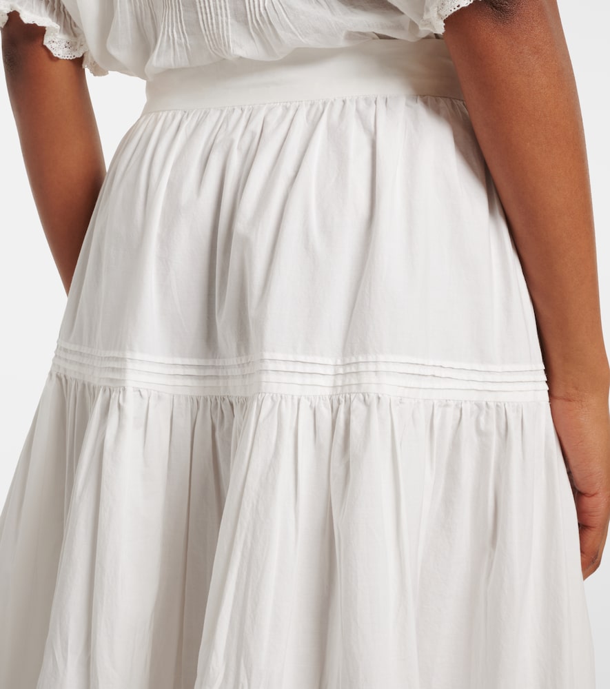  Doen Dã´en Sebastiane Cotton Poplin Maxi Skirt 