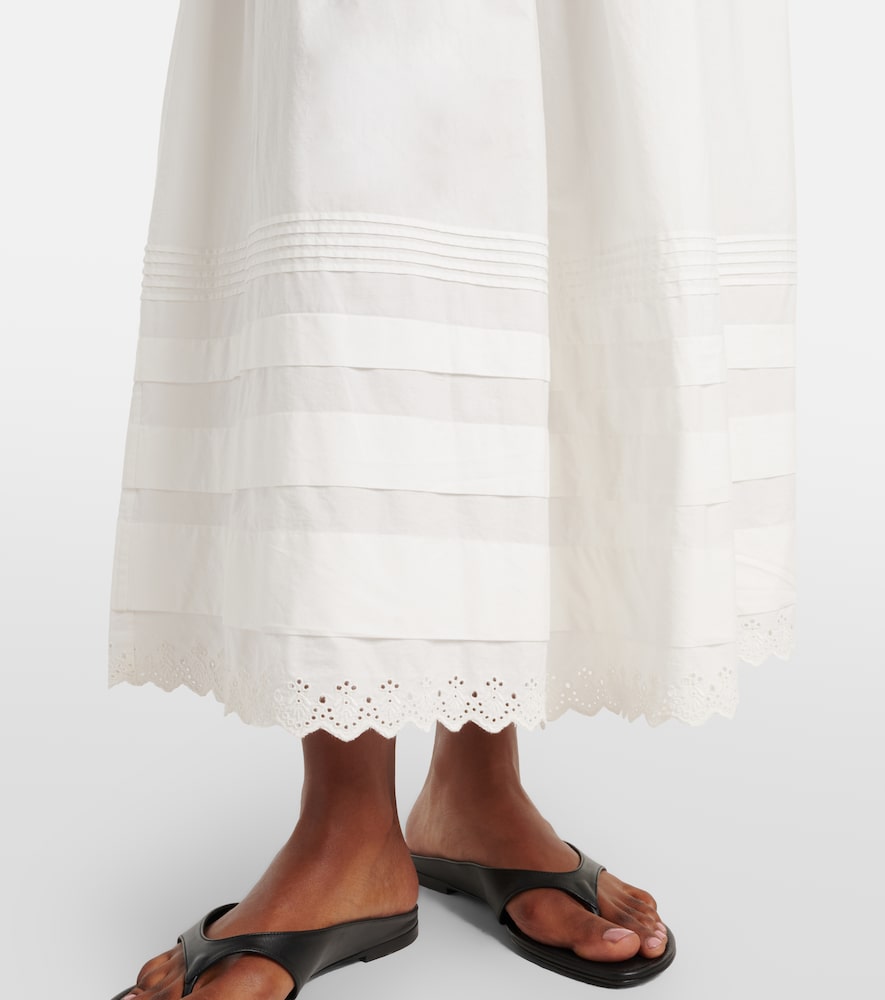 Dôen Sebastiane Cotton Poplin Maxi Skirt