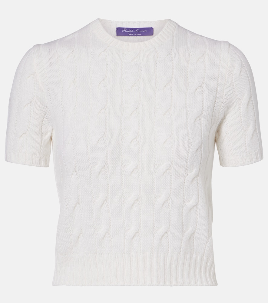 Ralph Lauren Collection Donna Pullover In Cashmere A Trecce Bianco It Taglia 48- Mytheresa