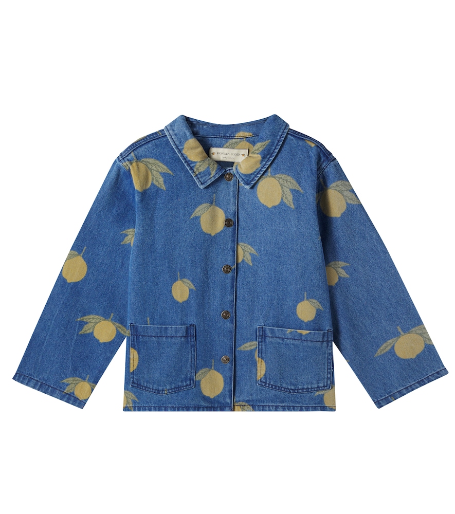 Konges Slojd Blue Magot Printed Denim Jacket Y Size 4 - Mytheresa