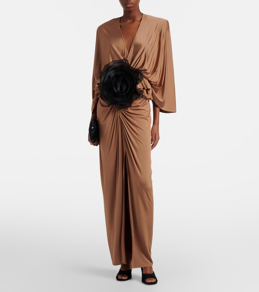  Jacques Wei Jacques Wei Maxikleid Aus Jersey 