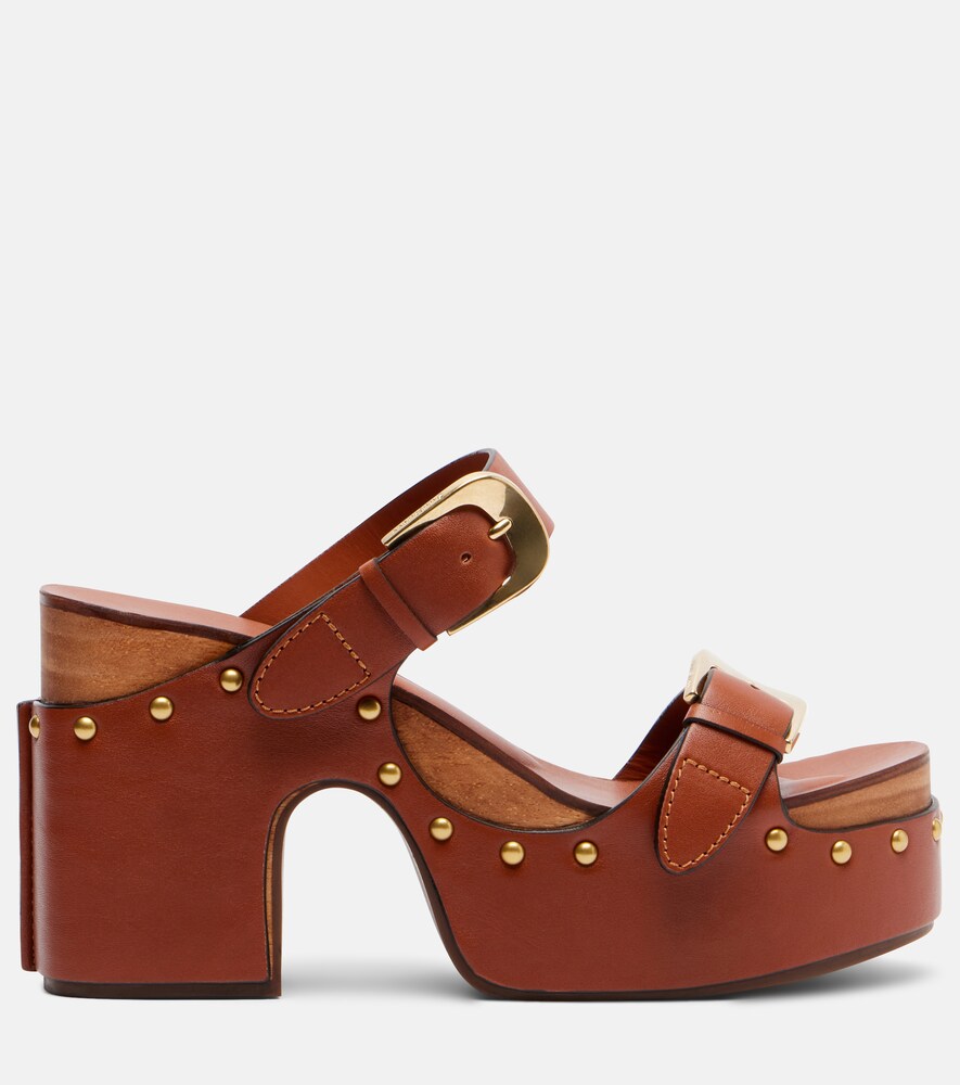  Zimmermann Zimmermann Alight Studded Leather Platform Sandals 