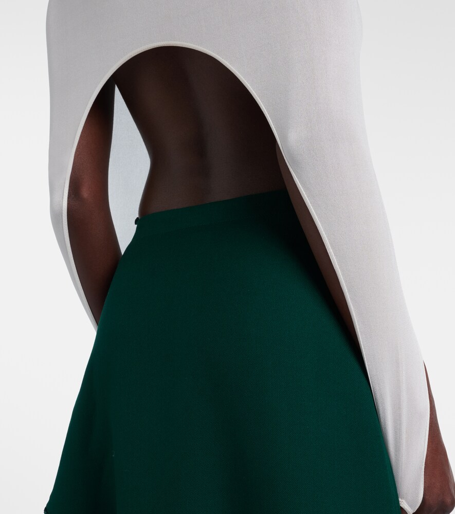  Alaia Alaia Knitted Silk-blend Top 