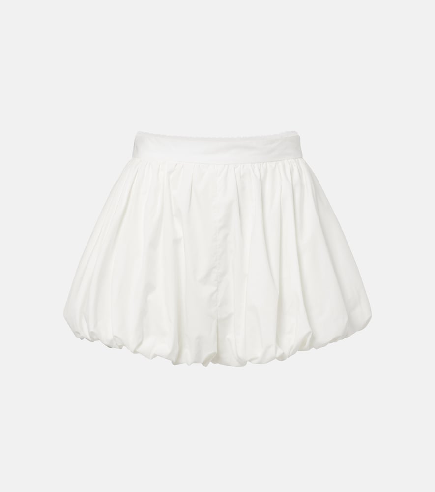 Faithfull Arras Gathered Cotton Shorts In White