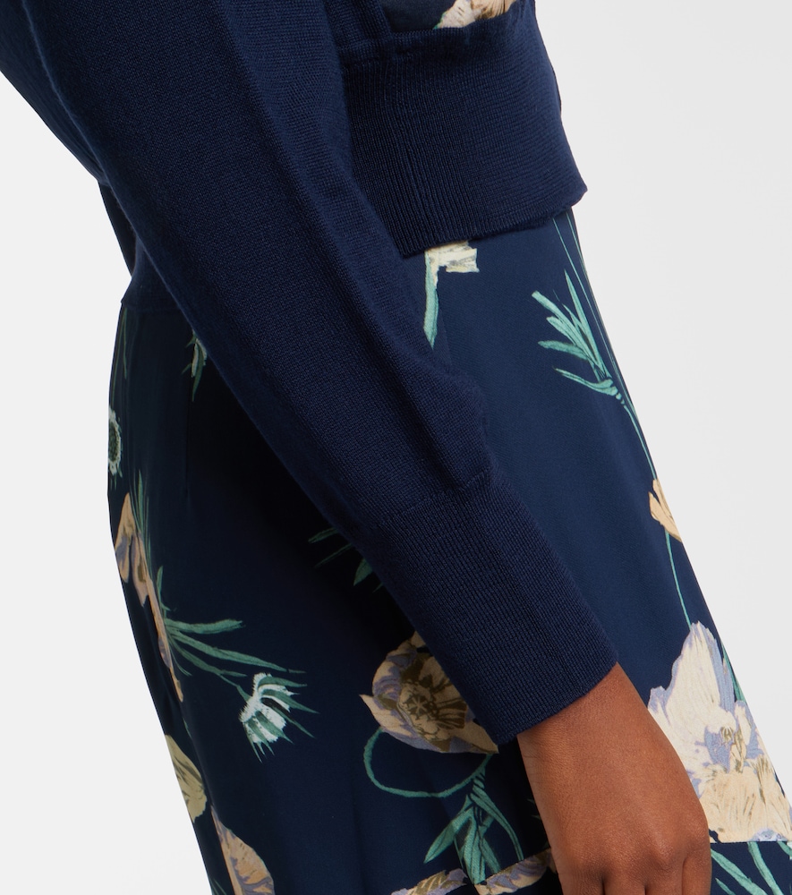  Erdem Erdem Floral Wool Cardigan 