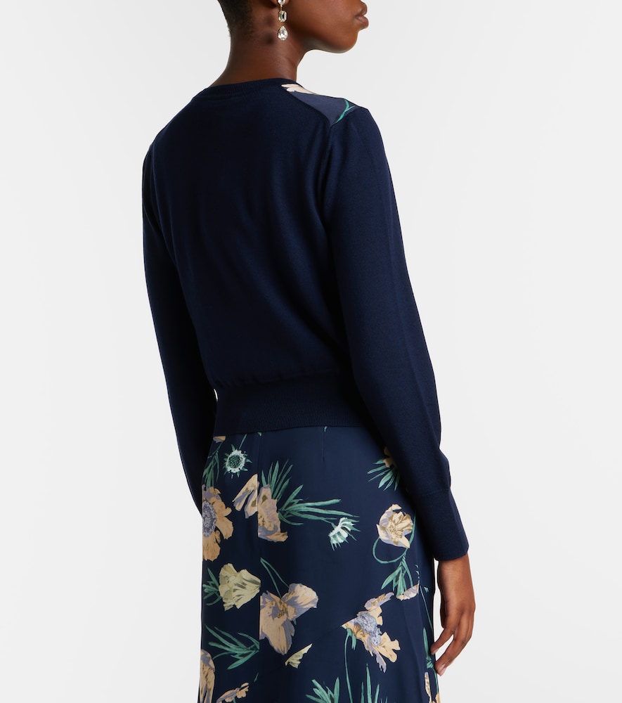  Erdem Erdem Floral Wool Cardigan 