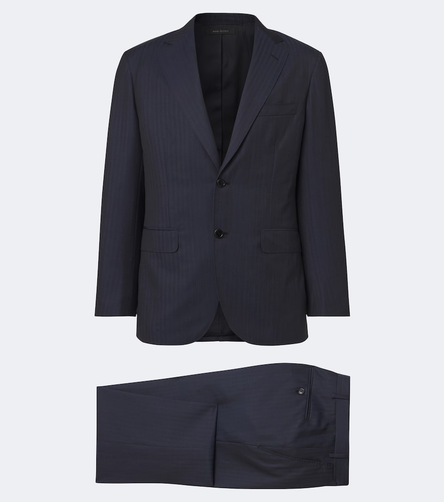 Brioni Completo in lana a righe