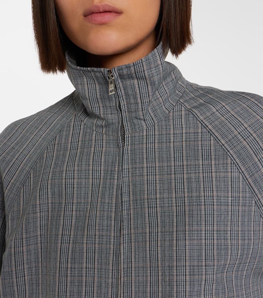 Checked Technical Jacket