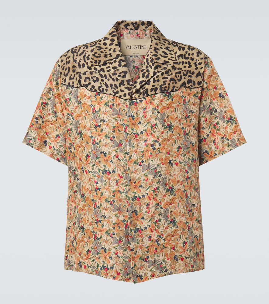 Valentino Printed Silk Bowling Shirt by Valentino