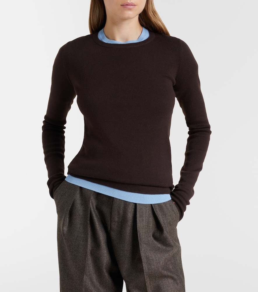 N°392 Eel Cotton And Cashmere Top