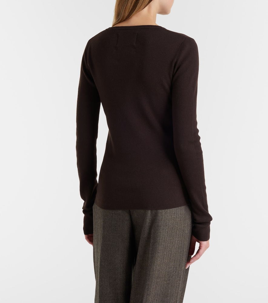 N°392 Eel Cotton And Cashmere Top