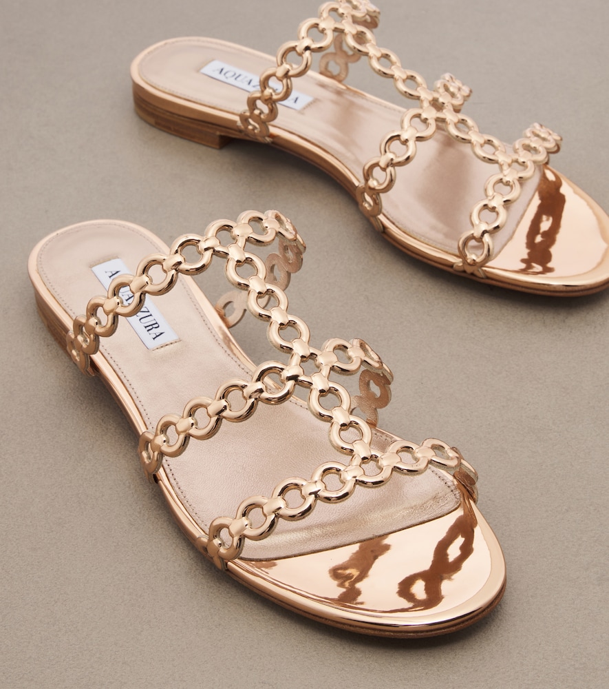 Infinity Chain Mirrored Sandals