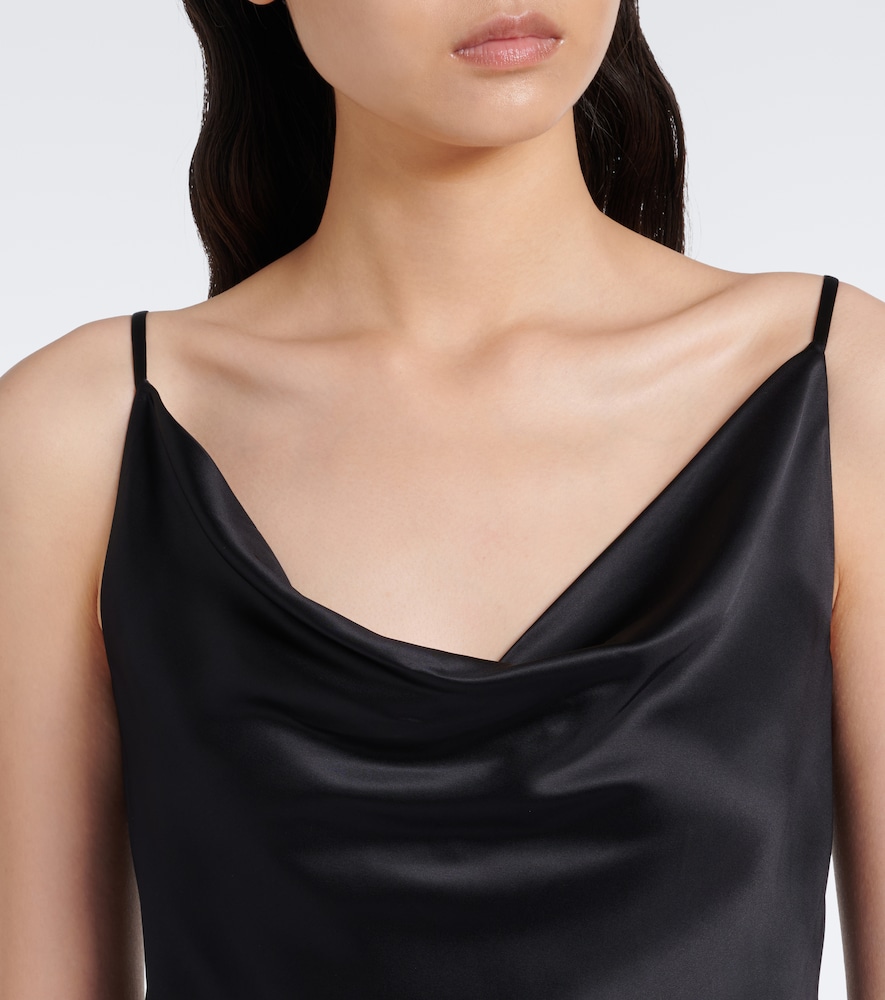 Acne Studios Satin Camisole In Black