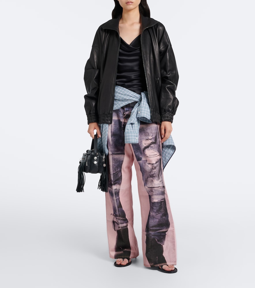 Acne Studios Satin Camisole In Black