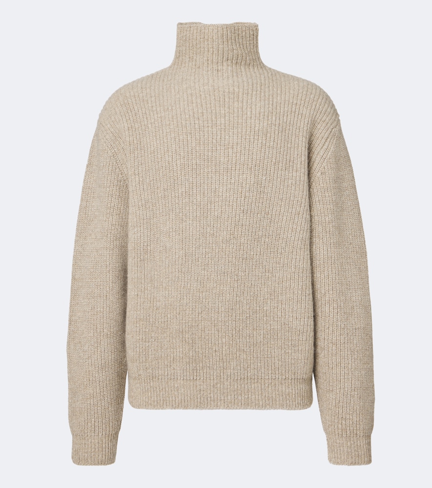 Ribbed-Knit Alpaca And Yak Sweater