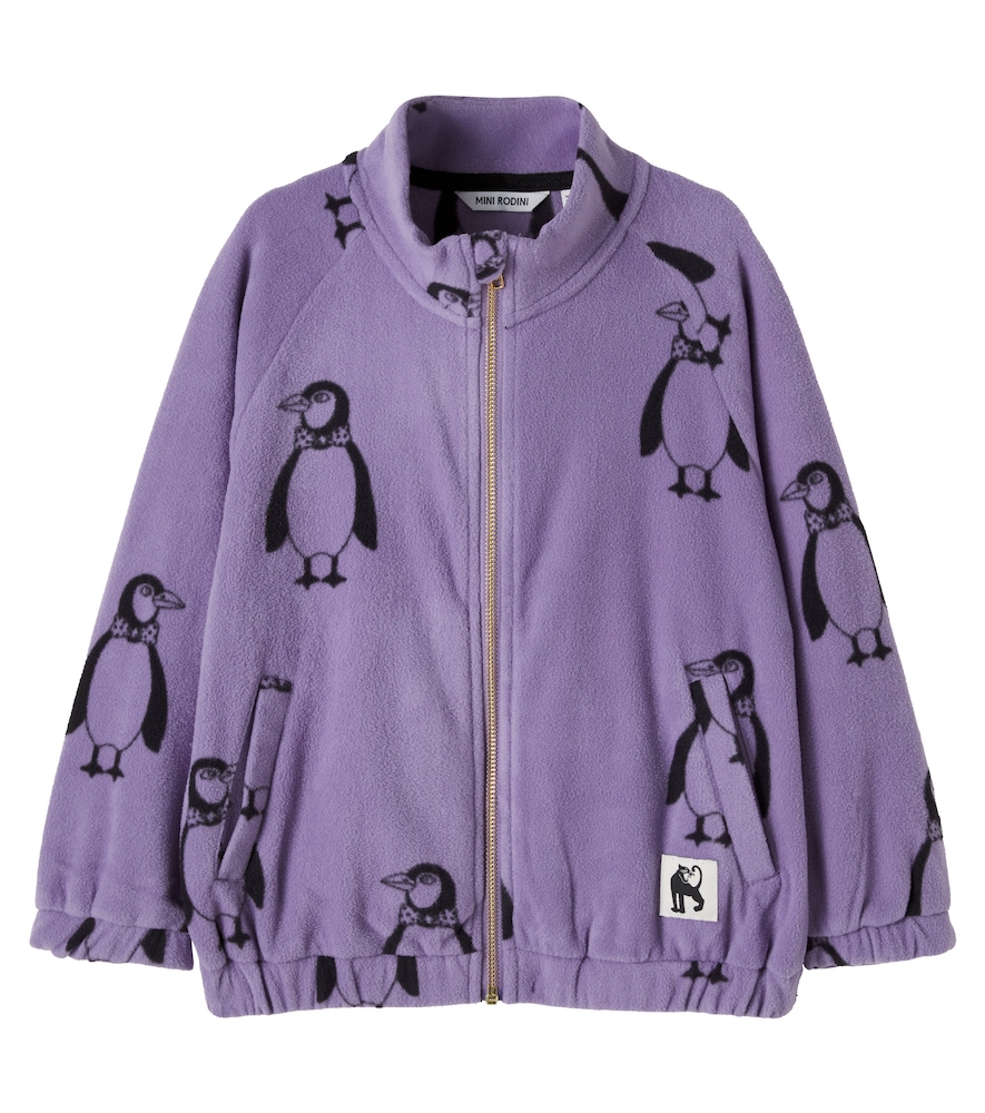Bedruckte Jacke aus Fleece