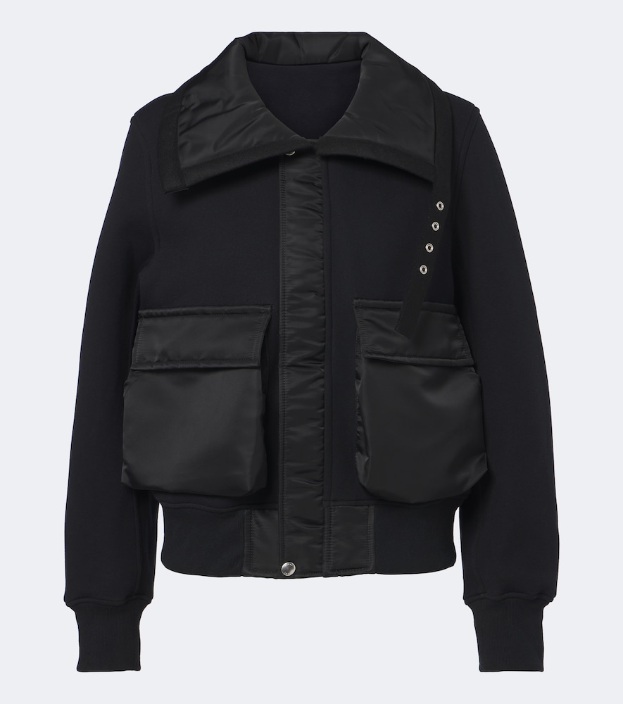 Blousonjacke aus einem Baumwollgemisch