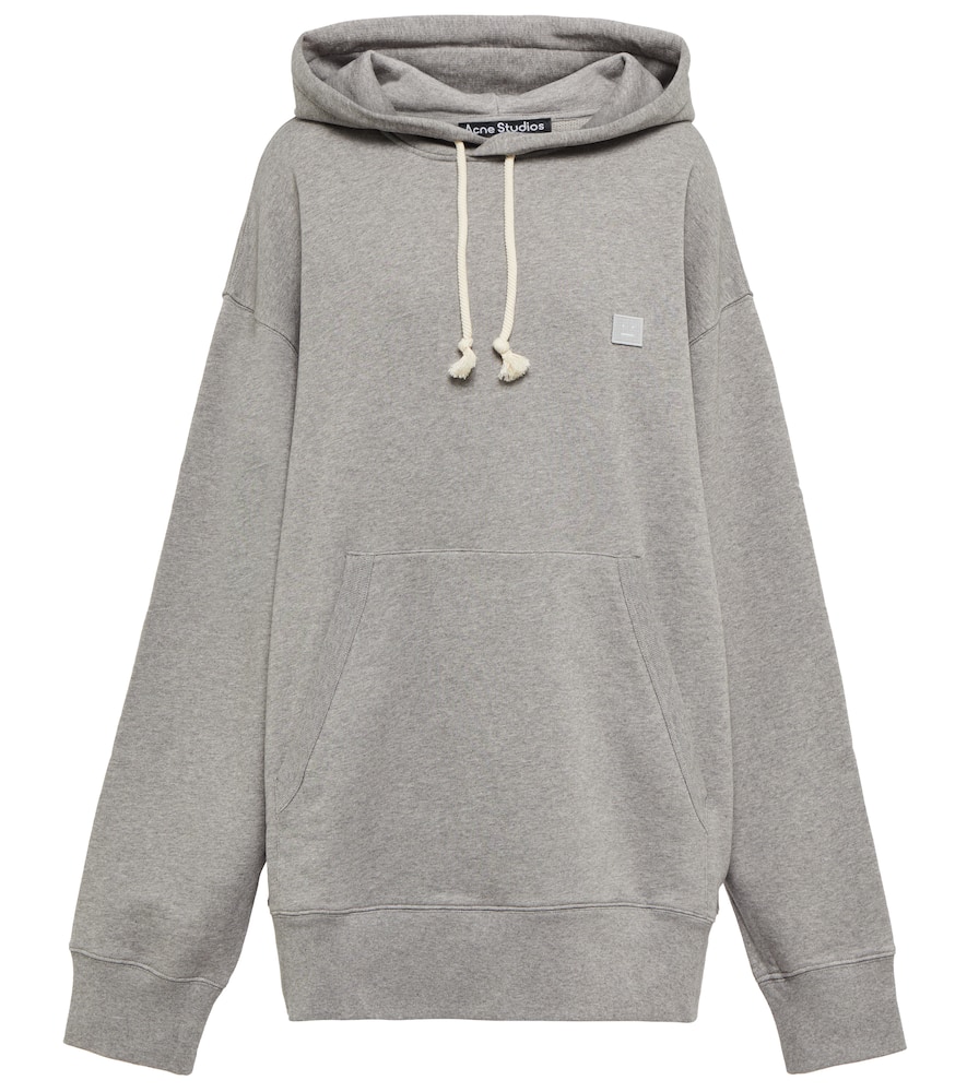 Click to view more detailed imagery on our partner's website Acne Studios Ferris Face Grey Melangé Cotton Sweatshirt
