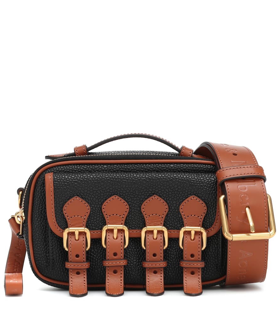 Click to view more detailed imagery on our partner's website Acne Studios & Mulberry X Mulberry Mini Leather Crossbody Bag In Black
