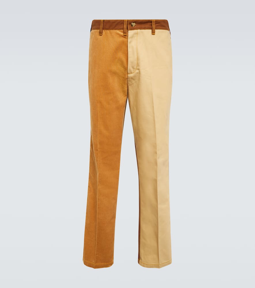 Shop Marni X Carhartt Cotton Pants In Tobacco