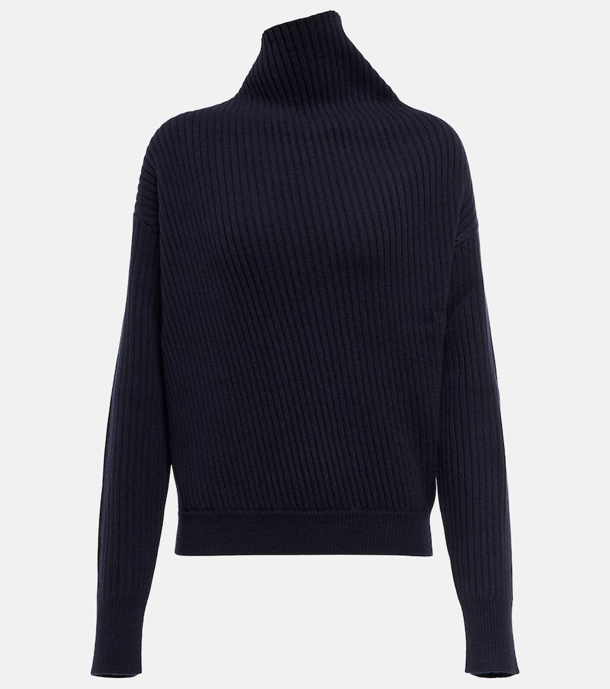 Ribbed-knit sweater