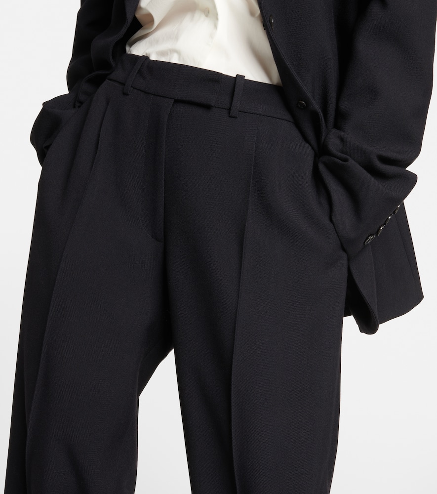 The Row Roan Oversized Canvas Pants In Night Sky