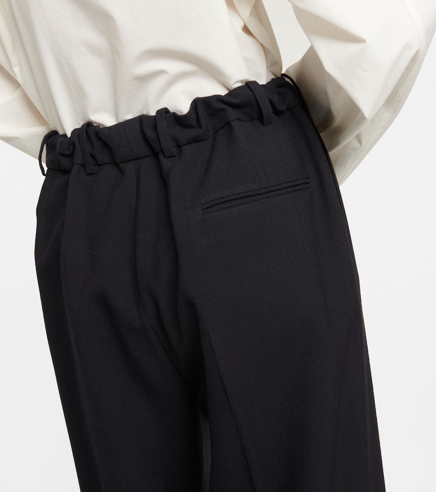 The Row Roan Oversized Canvas Pants In Night Sky